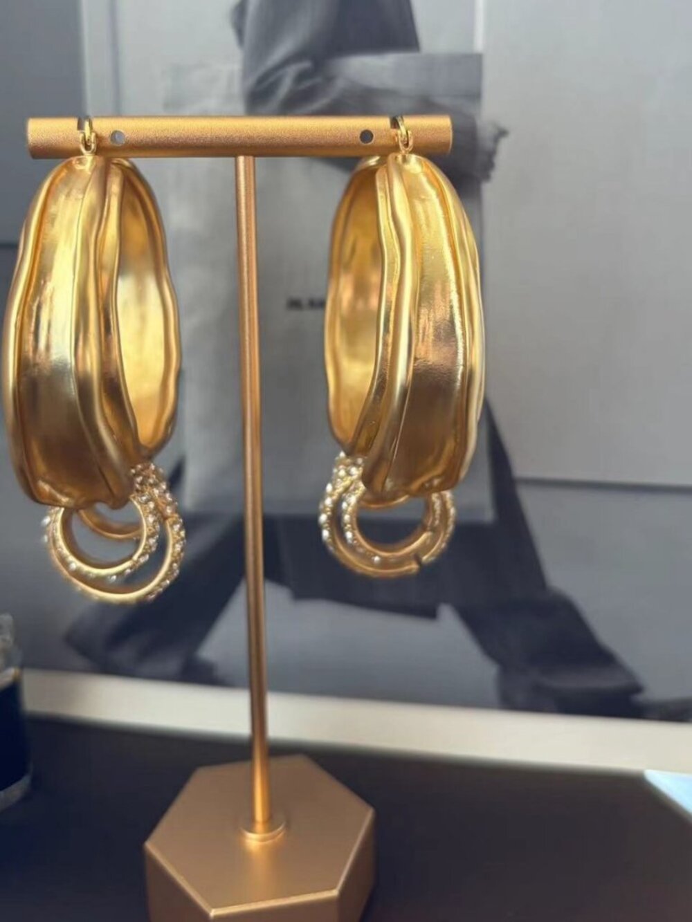 Schiaparelli High-Quality Hoop Earrings